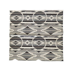 Conquistador Geometric Embroidered Cotton /Polyester Sample 24" x 26"